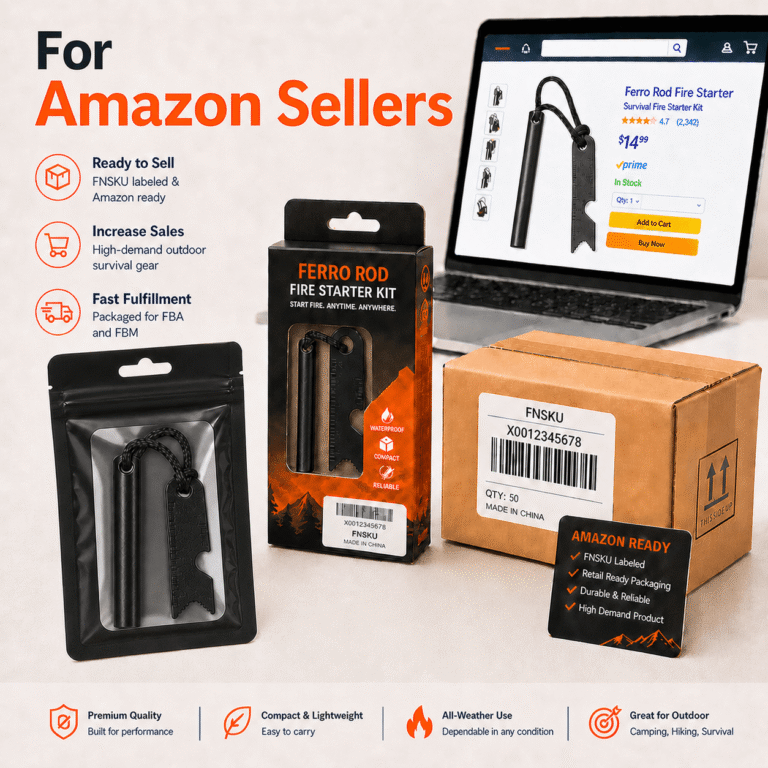 Bulk Ferro Rods for amazon seller