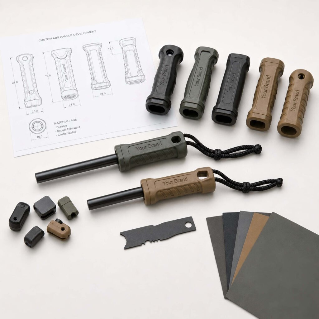 custom ferro rod mold abs